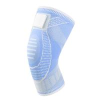Sports Warm Keeping Lengthened Bandage Patella Guard Dance Running Knee Guard for Women S mėlyna