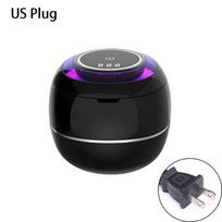Mini Portable Ultrasonic Retainer Cleaner UV Light Denture Cleaner  For Jewelry Black US Plug