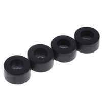 HOT 4 Pcs Speaker Feet Pad Cushion Rubber Feet Damper Pad Base 38X20mm Anti-slip Pads With Iron Sheet