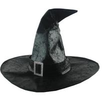 Odinė raganos ar burtininko skrybėlė moterims ir vyrams, Cosplay galvos apdangalas, Helovino vakarėlio rekvizitas, Magininko Cosplay kostiumo aksesuarai vaikams kava