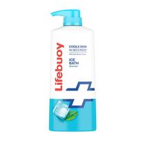 LIFEBUOY Ice Bath Bodywash, 750ml, for Instant Heat Relief, with Menthol and Cool Sense Actives, Skin Cooling in Seconds, Refreshing Fragrance, f