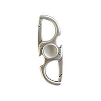 Zinc Alloy Keychain Fidget Spinner Heavy Duty EDC Gadget Bottle Opener 3-in-1 Multi-Functional Tool sidabras