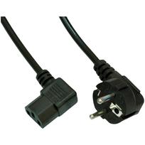 Akyga power cable ak-pc-02a angled cca cee 7/7 / iec c13 1.5 m