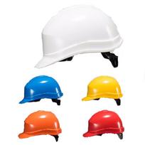PP Custom LOGO Anti-impact Electrical Insulation Anti-smashing Factory Workshop Men and Women Anti-collision Helmets (White,Without Visor&PP) balta