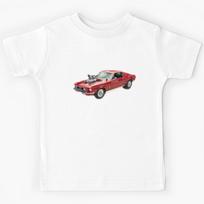 1968 Ford Mustang Fastback Blower Kids T-Shirt 140