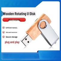 EPOT Rotating Wooden USB 3.0 Flash Drive 128GB