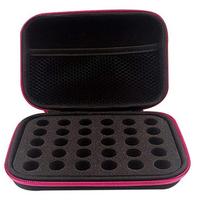 30 Slots 1-3 ML Insulin Vial Storage Case Shockproof Insulin Organizer  Pill Storage rožinė raudona spalva