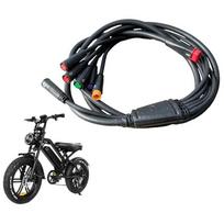 V20 20 colių elektrinio dviračio priedas Integruotas vandeniui atsparus laidas V20 Ebike ir riebalų dviračio dviračio atsarginėms dalims juoda
