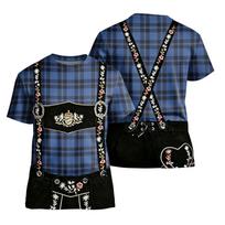 Men's Retro Print Short Sleeve T-Shirt for Oktoberfest Casual Summer Wear XL