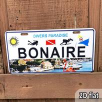 AL Ženklas Senovinis Patvarus Metalinis Lentelė Sienų Dekoras Bonaire Nardytojų Rojus Pakrantės Scena Namų Biuro Baras Vyriška Urvelio Sienos Menas 15x30cm(5.9x7.8inch) black