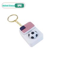 1-20PCS One Size Soccer Ball Clicker Keychain Stress Relief Fidget Toy for Fans Souvenir Gift for Men Women