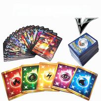 100 vnt. Pokemon kortelių Blizgančios VSTAR GX EX VMAX MEGA TAG TEAM Energija Treneris Charizard Pikachu Kolekcija Kovos kortelė S39 30PCS - VMAX