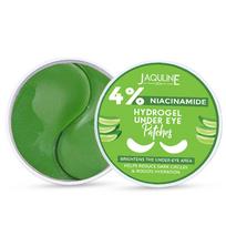 JAQULINE USA 4% Niacinamide Hydrogel Under Eye Patches | Reduces Dark Circles | Boosts Hydration | Brightens Under Eye Area - 14 Pairs
