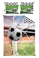 Medvilninė patalynė 160x200 cm, futbolo kamuolio raštas, pagaminta Lenkijoje