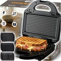 Sumuštinių keptuvė–grilis PANINI 3in1, elektrinė, stipri