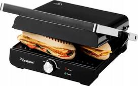 Sumuštinių keptuvė Bestron Panini, 2000 W, su temperatūros reguliavimu