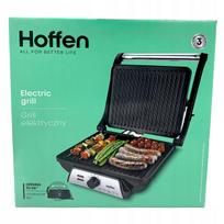 Elektrinis grilis Hoffen 2000W, atidaromas 180°, sidabrinis