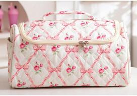 Luxury Portable Hair Dryer & Cosmetics Travel Bag with Large Capacity