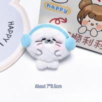 Cartoon Seal Plush Pendant Keychain and Bag Charm