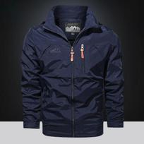 Spring and Autumn Men's Quick-drying Jacket Hooded Windbreaker Outdoor Loose Breathable Casual Top Jacket Thin M