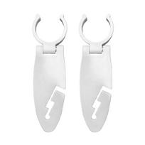 2pcs Secure Fixing Clamps Holder Paddle Board Accessories Easy Installation Stand Up Paddle Board Clips Plastic Holder balta