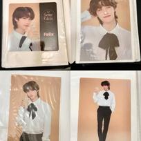 STRAY KIDS Skids Felix Japan Cafe Coaster Postcard (4 pieces) - Bundle (skz)