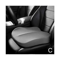 (Gray) Car Main Driver Seat Booster Seat Cushion Memory Foam Seat Booster Cushion Gray