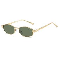 Ultra-Light Retro Gold Wire Sunglasses - Unisex, Tea-Colored, UV Protection