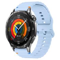22mm 20mm Stilingas silikoninis dirželis HUAWEI WATCH GT 5 4 3 2 SE 46mm 42mm/Sportinis dirželis HUAWEI WATCH 4 3 Pro Apyrankė 22mm oranžinė