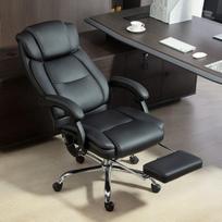 Biuro kėdė ergonominė su masažo funkcija 67x72x111-119 cm juoda dirbtinė oda