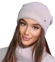 Kamea moteriška skrybėlė IRYDA*02, powder, ONE