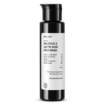 Brillare 2% Salicylic Acid Face Wash for Oily Skin | With Lactic Acid & Zinc | Deep Cleansing, Oil Control & Acne Care | Face Wash for Oily and Acn
