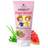 HealthBest Kids Multivitamin Face Wash - Natural, Non-Toxic 100ml, Organic Watermelon for Normal, Gentle Sensitive & Dry Skin Types | Tear, Paraben