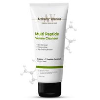 Actiherbz Multi Peptide + copper Serum Cleanser with 8 Peptide Cocktail | Skin Renewal, Rejuvenation & Age-Defying Booster | Hydrating Face wash Cl