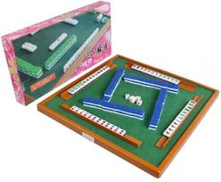 dilib Mahjong Mini Size Folding Mahjong Mahjong Tiles Portable x x Set Table, Mat, Set, Lightweight, (31.5 31.5 1.5 cm)