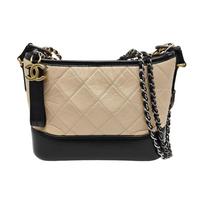 [Pre-Owned] Gabrielle Classic Vintage Chain Quilted Calfskin Crossbody Bag - Very Good #KFW6NK ONE SIZE