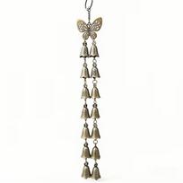 Country Style Hanging Wind Chime Vintage Metal Courtyard Bell Home Decor Retro Pendant  Terrace 17inch