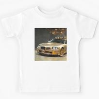 Shiny Golden Car Kids T-Shirt 100