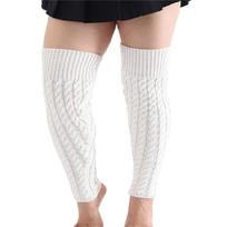 Women's Knitted Thigh High Socks Vintage Over Knee High Long Leg Stockings Pluses Size Winter Long Boot Leg Warmers balta