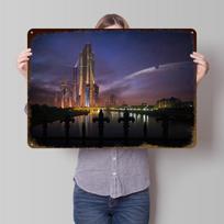 Ordinary Morning Metal Poster Customized Wall Art Retro Vintage Tinplate Signs for Gaming Decoration Room Bar Accessories House 20x30cm（7.8x11.8inch）