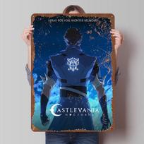 CastlevaniaS Skardinės Plakato Pritaikomas Sienų Menas Retro Vintažiniai Metalo Skardos Ženklai Žaidimų Kambario Dekoravimui Estetiški Namai 20x30cm（7.8x11.8inch）