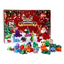 3D Printed Animal Advent Calendar with Surprise Figures for Christmas Holiday Countdown One Size