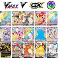 100 vnt. Pokemon kortelių Blizgančios VSTAR GX EX VMAX MEGA TAG TEAM Energija Treneris Charizard Pikachu Kolekcija Kovos kortelė S30 30PCS - VMAX