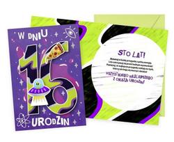 16-ojo gimtadienio atvirukas - Gaidelis