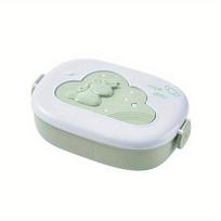 Multi-Compartment Bento Box Microwave And Dishwasher Safe Lunch Container Portable For  Picnic Camping Ideal For Sandwiches žalia