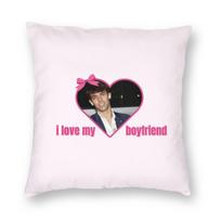Joao Felix Boyfriend Square Pillowcase Polyester Linen Velvet Creative Zip Decorative Throw Pillow Case Sofa Cushion Cover 12x12Inch