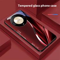 New Soft Brown Red For Honor Magic 6 50 70 90 Lite X7b 200 Pro Nova 10 Nova 5T X6 P30 Pura 70 Ultra Tempered Glass Phone Case For Pura 70 Ultra