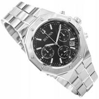 Vyriškas laikrodis Bulova 96b410 Precisionist, sidabrinis, su datos ir chronometro funkcijomis