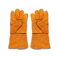 Long Sleeve Work Heat Resistant Fire Gloves Oven Mitts for BBQ Fireplaces Stove 1