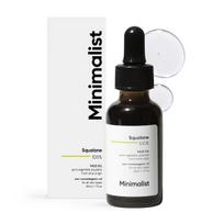 Minimalist Squalane 100% (Plant Derived) Super-Lightweight Face Oil | Improves Skin Hydration, Provides light Moisturization & Reduces Fine Lines | black